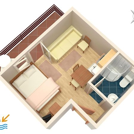 Apartments With A Parking Space Vodice - 4172 ภายนอก รูปภาพ