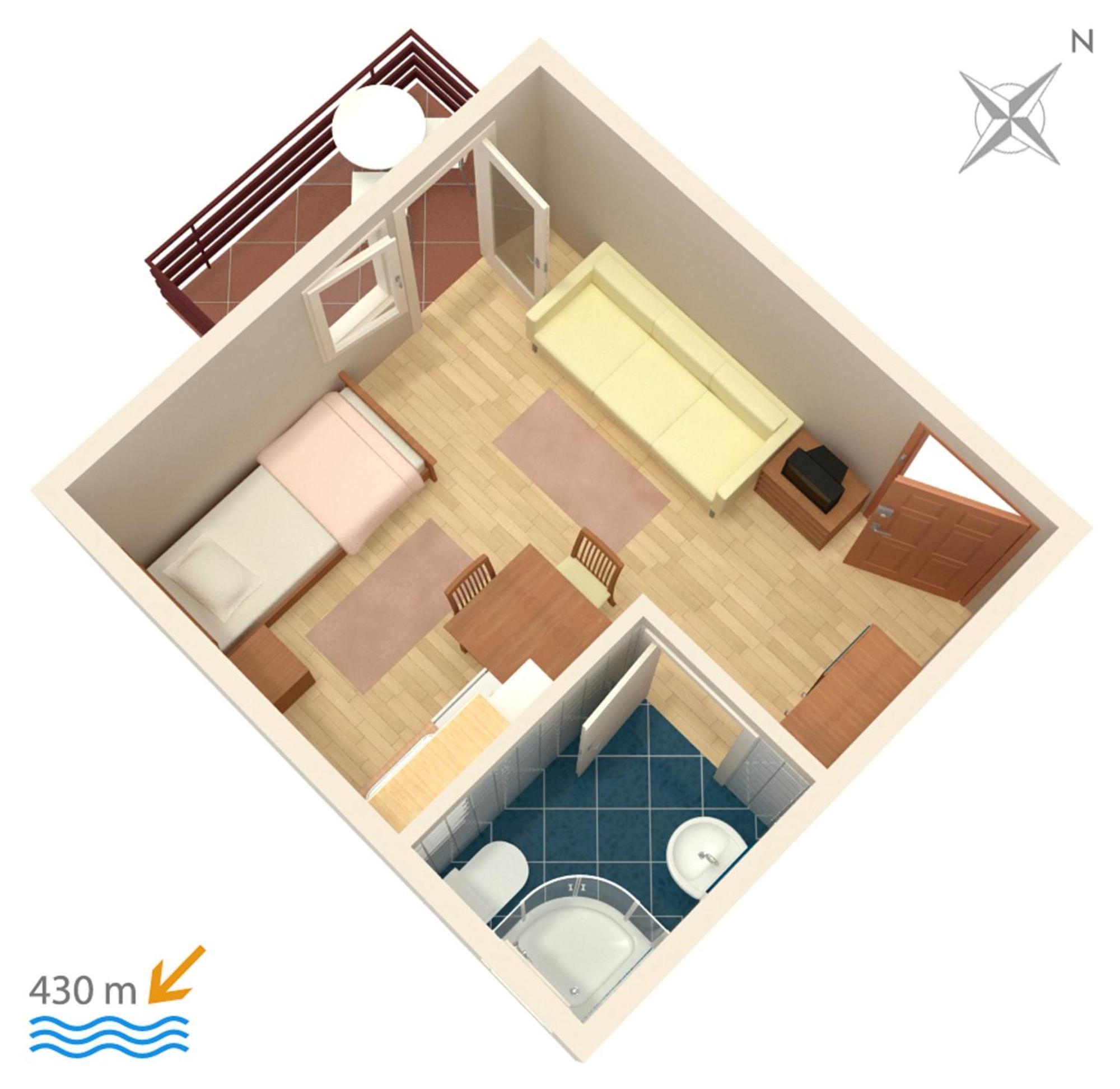 Apartments With A Parking Space Vodice - 4172 ภายนอก รูปภาพ
